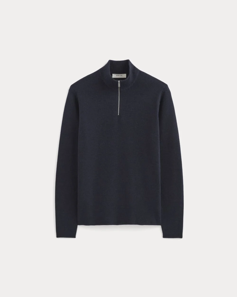 The No-Sweat Quarter-Zip | Heathered Midnight (2)