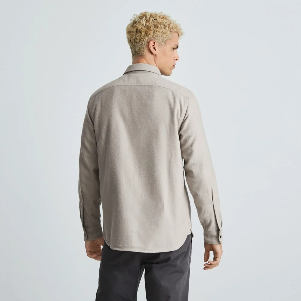 The Heavyweight Overshirt | Uniform | Stone (2)