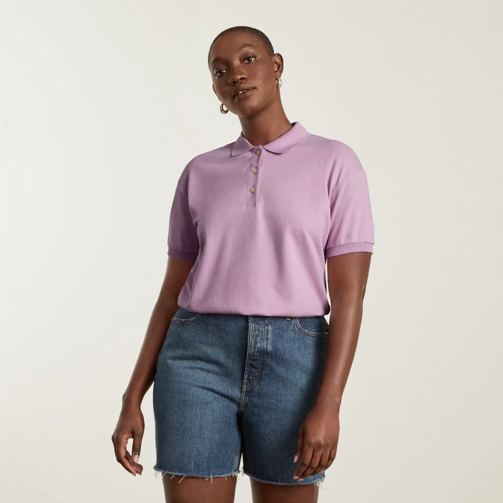 The Oversized Polo | Lilac (2)