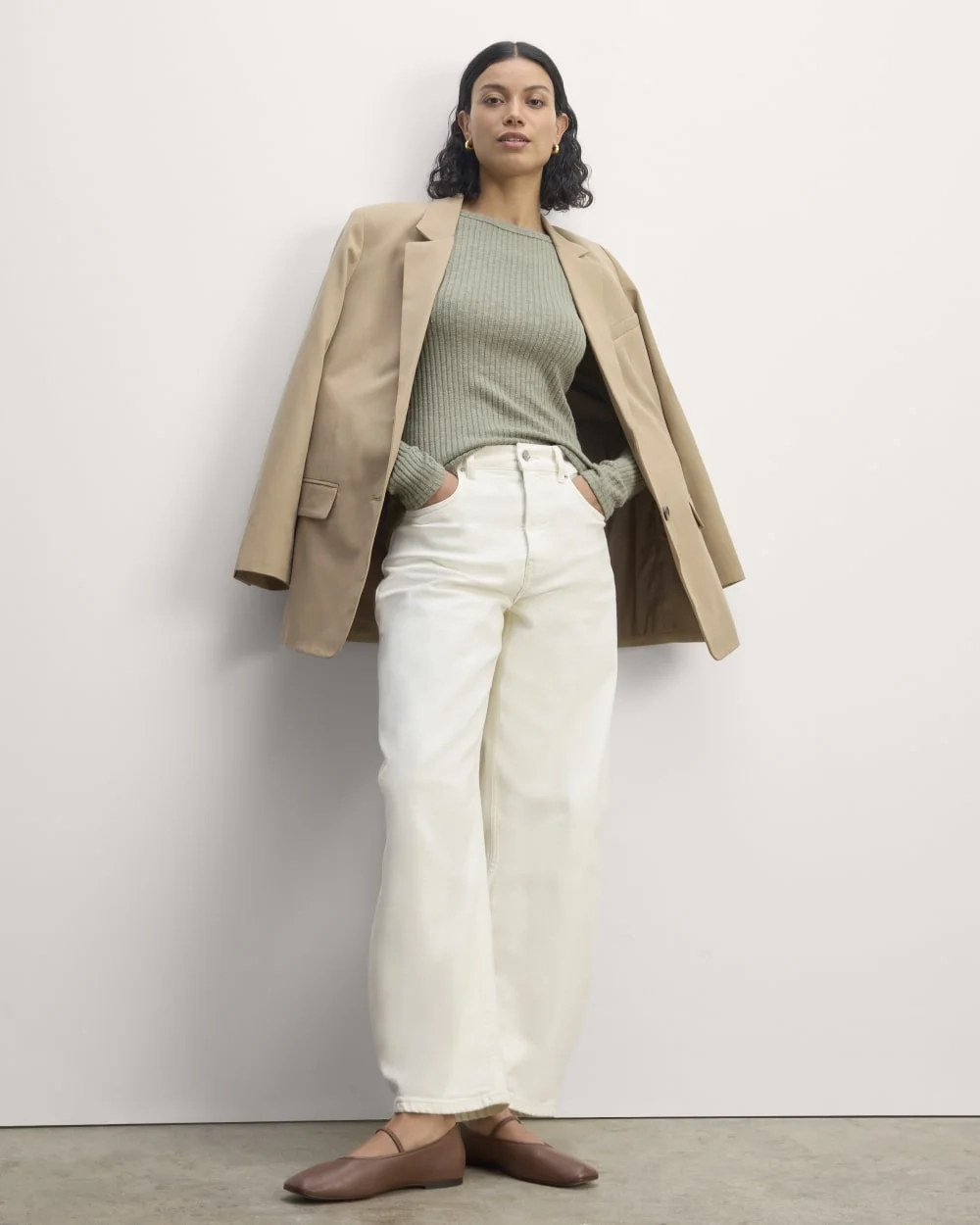 The Cozy Rib Long-Sleeve Tee | Sage Green (2)