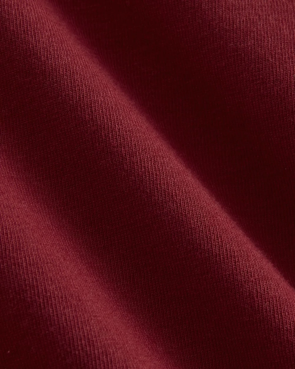 The Box-Cut Tee in Essential Cotton | Merlot | Pocket (2)