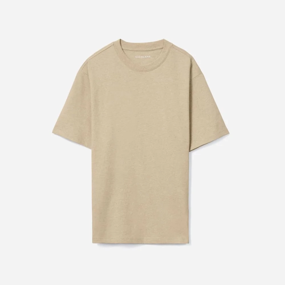 The Premium-Weight Relaxed Crew | Uniform | Heathered Cashew (2)