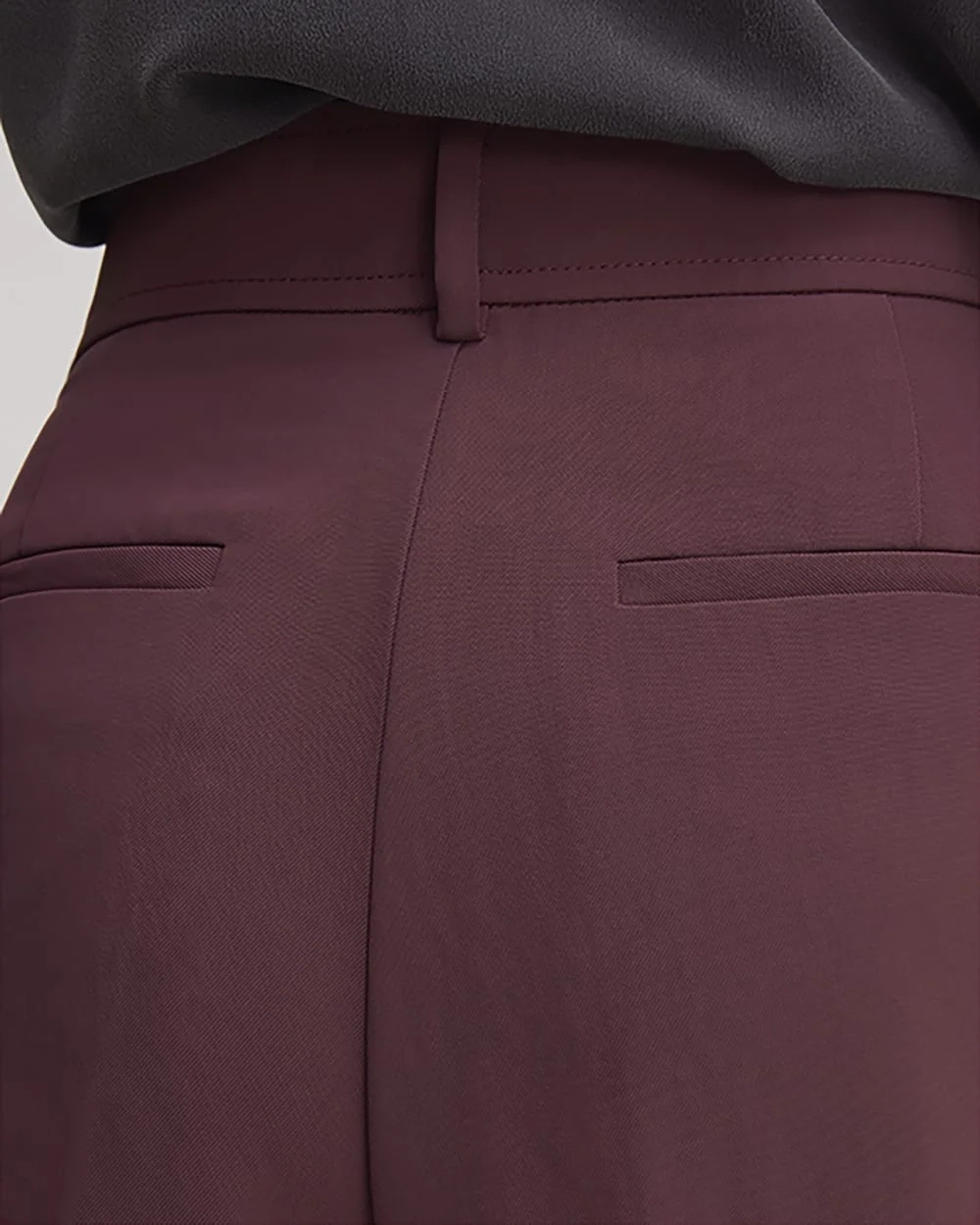 The Japanese GoWeave Way-High® Tapered Pant | Burgundy (2)