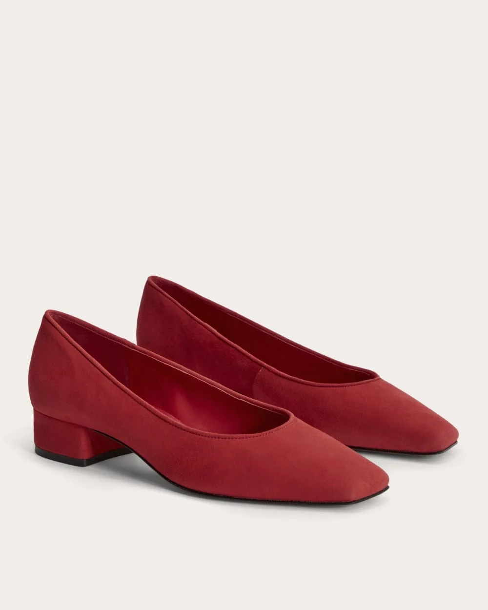 The Ballet Pump | Classic Red Suede (2)