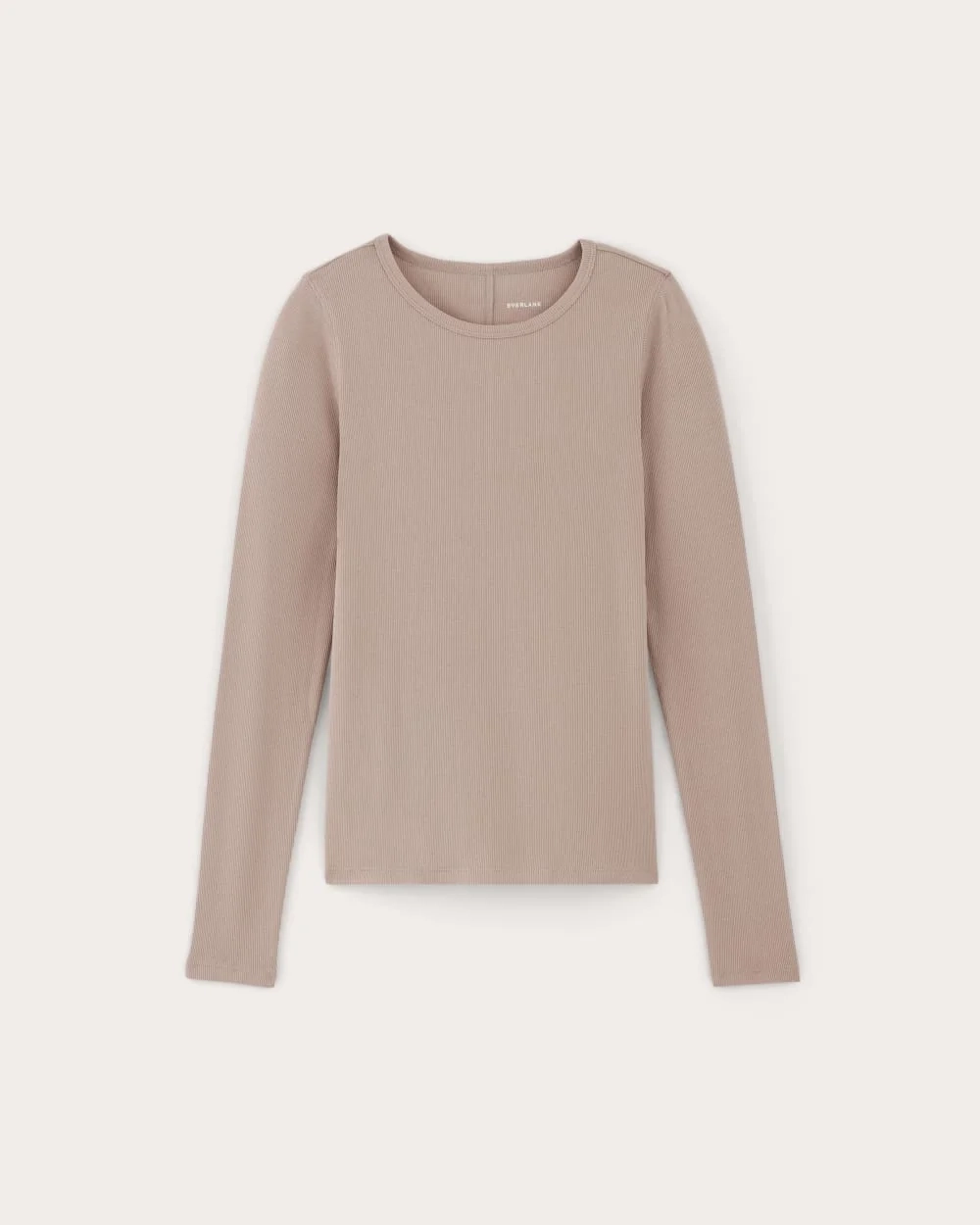 The Luxe Rib Long-Sleeve Crew | Dusty Rose (2)