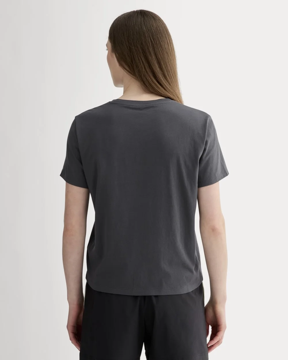 The Everlane x Parks Project Box-Cut Tee | Forged Iron / Natural (2)