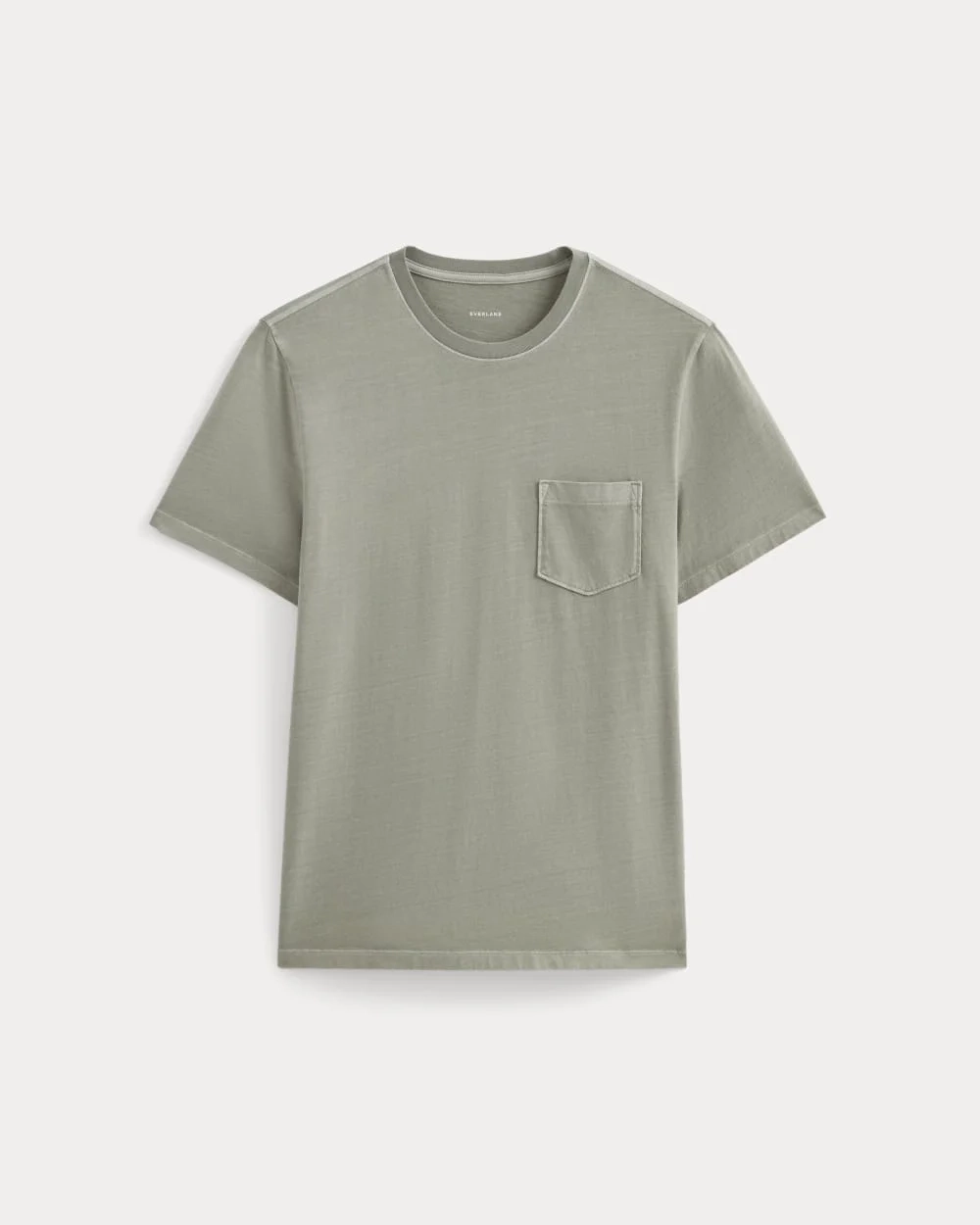 The Essential Organic Garment-Dyed Crew | Seagrass (2)