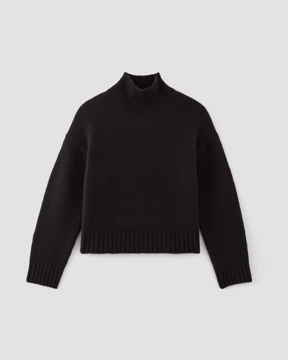 The Cloud Oversized Turtleneck | Black (2)