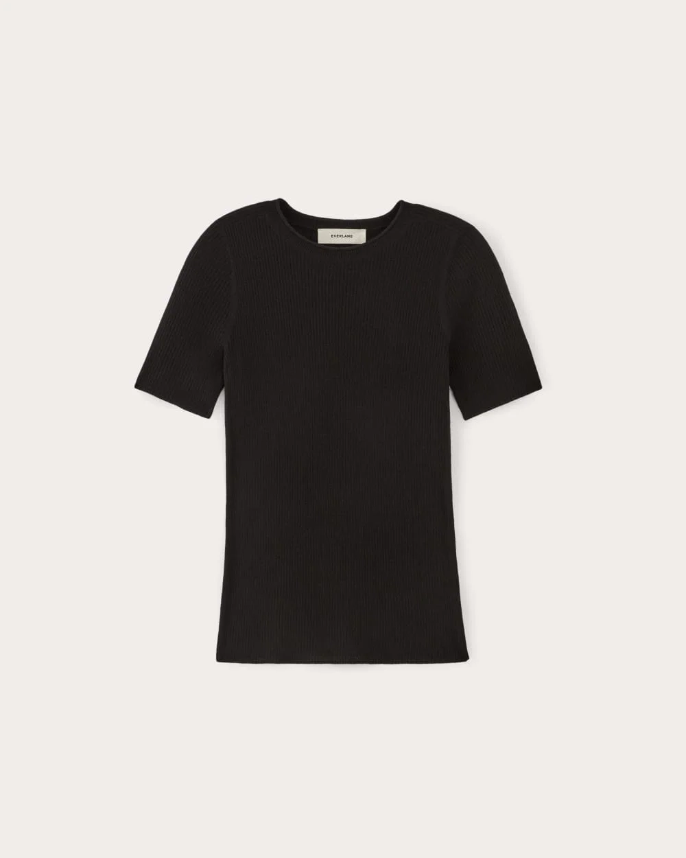 The Sweater Tee in Ultrasoft Merino | Black (2)