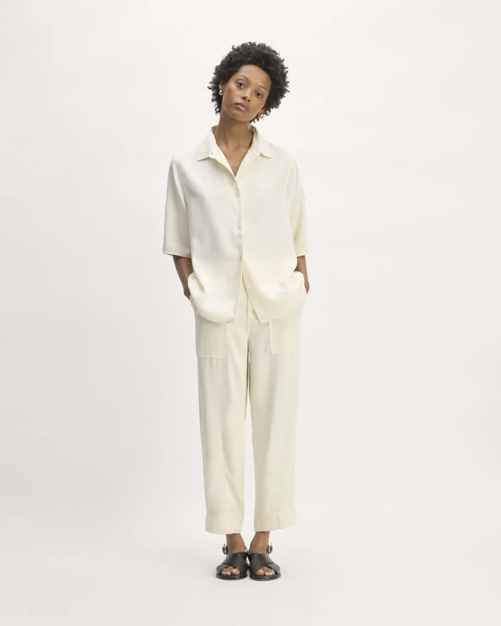 The Short-Sleeve Shirt in Butterlite | Bone (2)