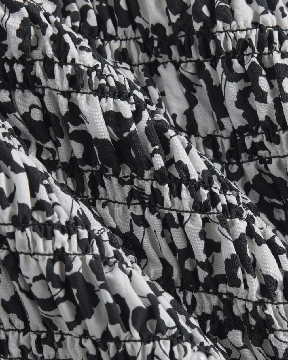 The Smocked Tank | Bone / Black Floral (2)