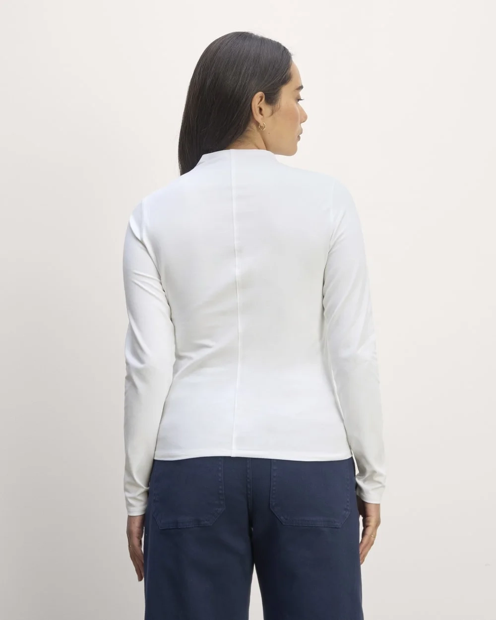 The Form Funnel-Neck Tee | White (2)