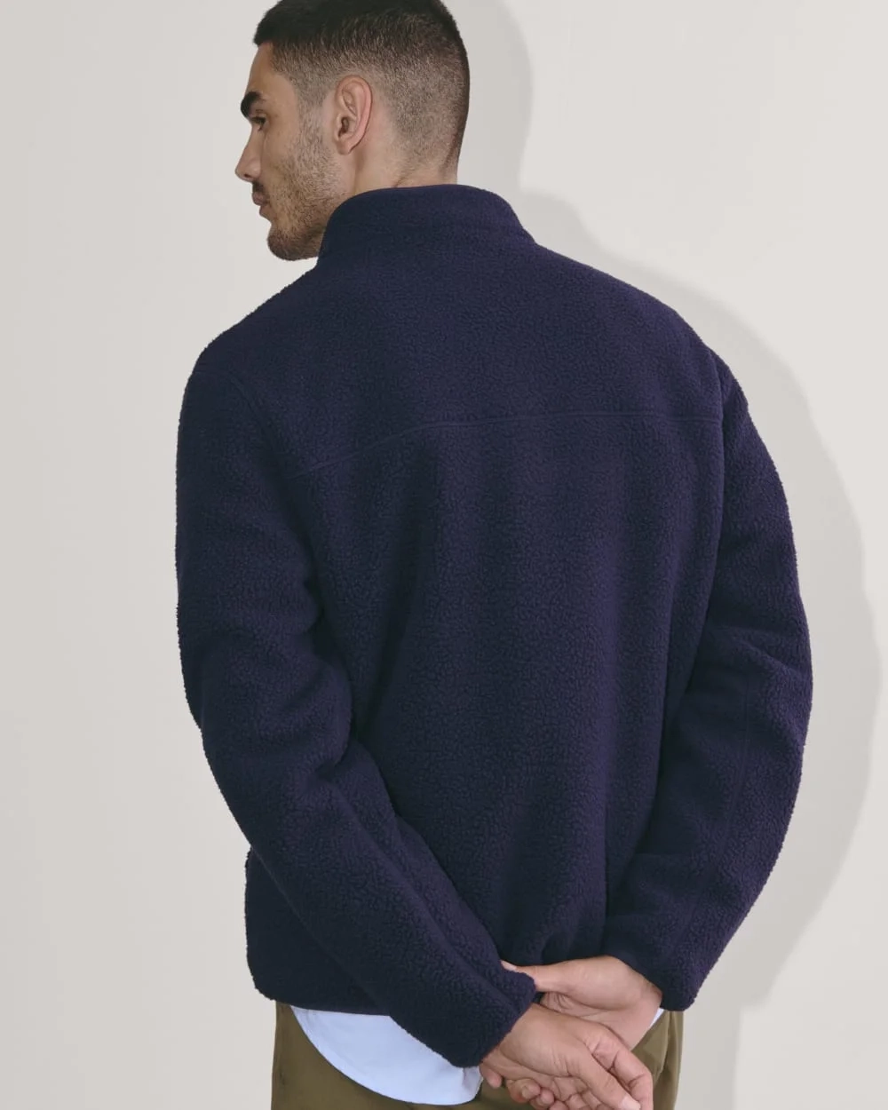 The Teddy Quarter-Zip Fleece | Navy (2)