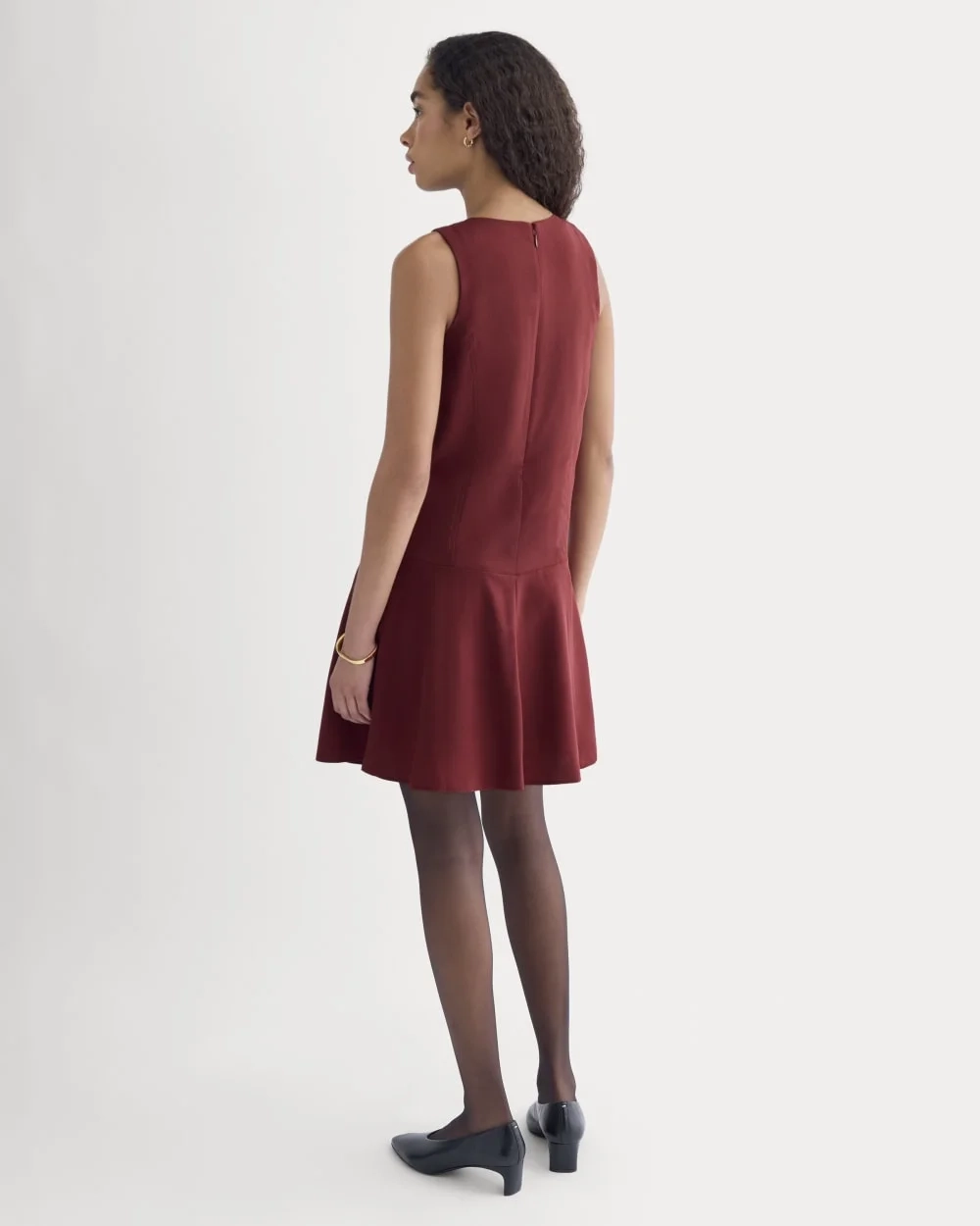 Drop Waist Mini Dress | Pomegranate (2)