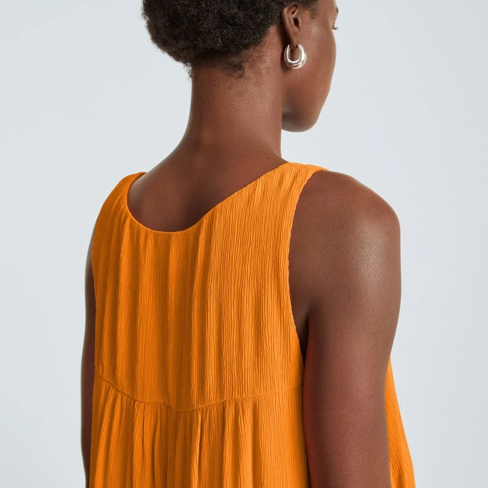 The Naia™ Ripple Tank Dress | Turmeric (2)