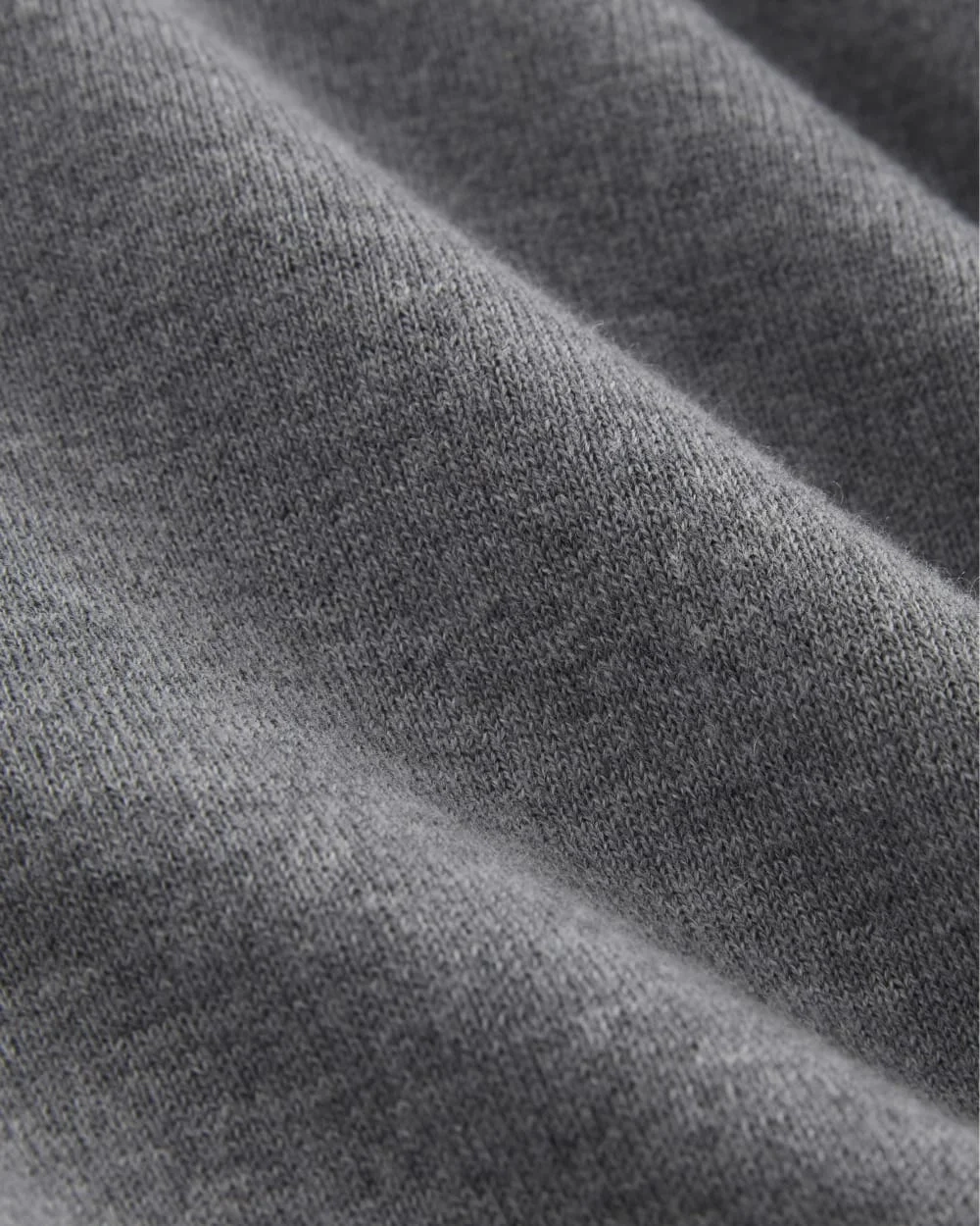 The Cropped Cardigan in Cotton Cashmere | Heather Charcoal (2)