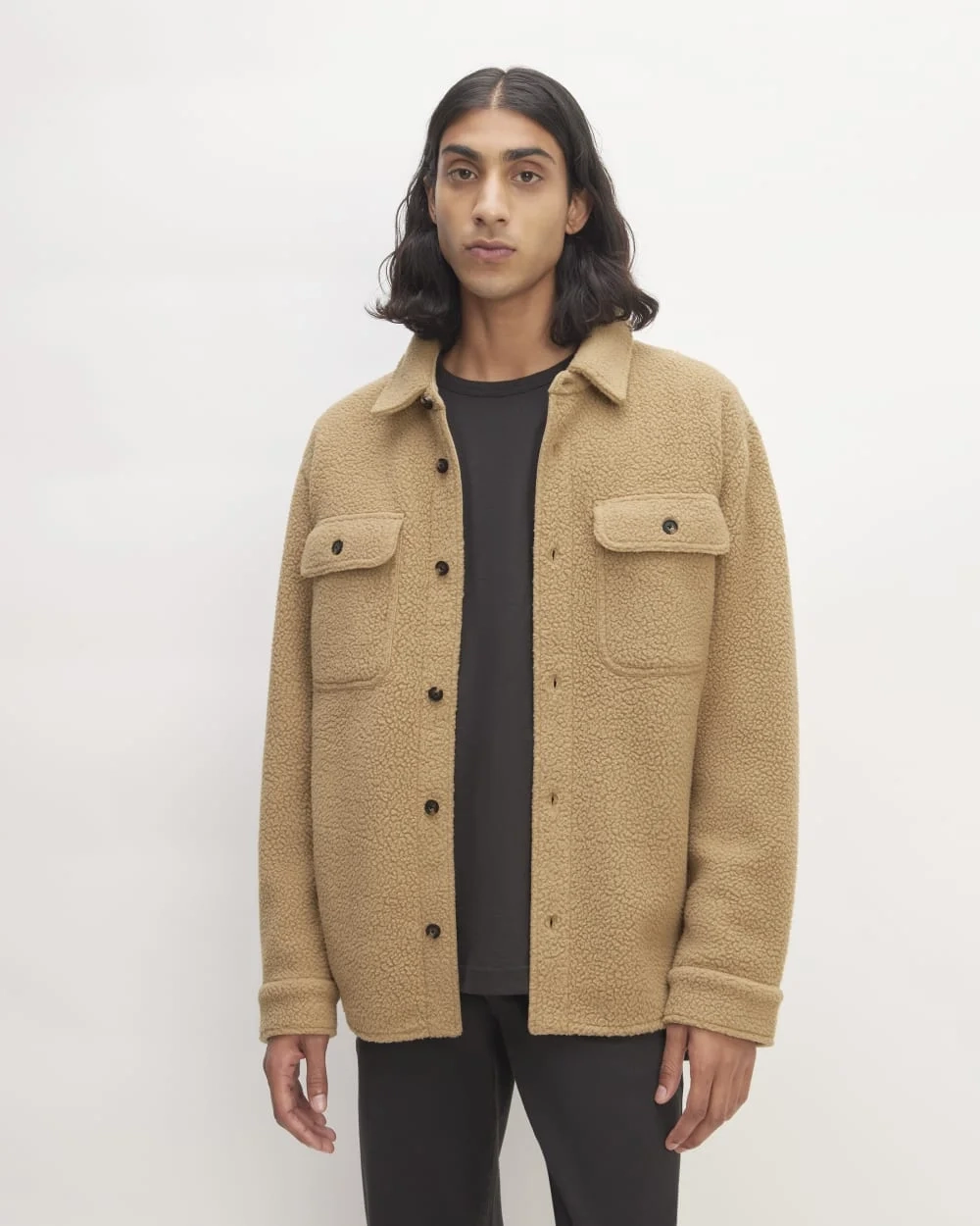 The ReNew Fleece Everyone Overshirt | Tiger's Eye (2)