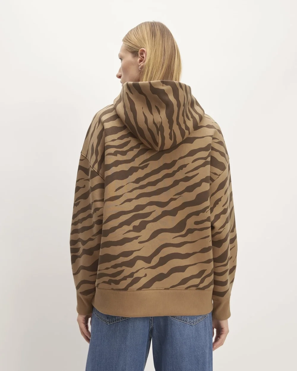 The ReTrack Hoodie | Cocoa Tiger Stripe (2)