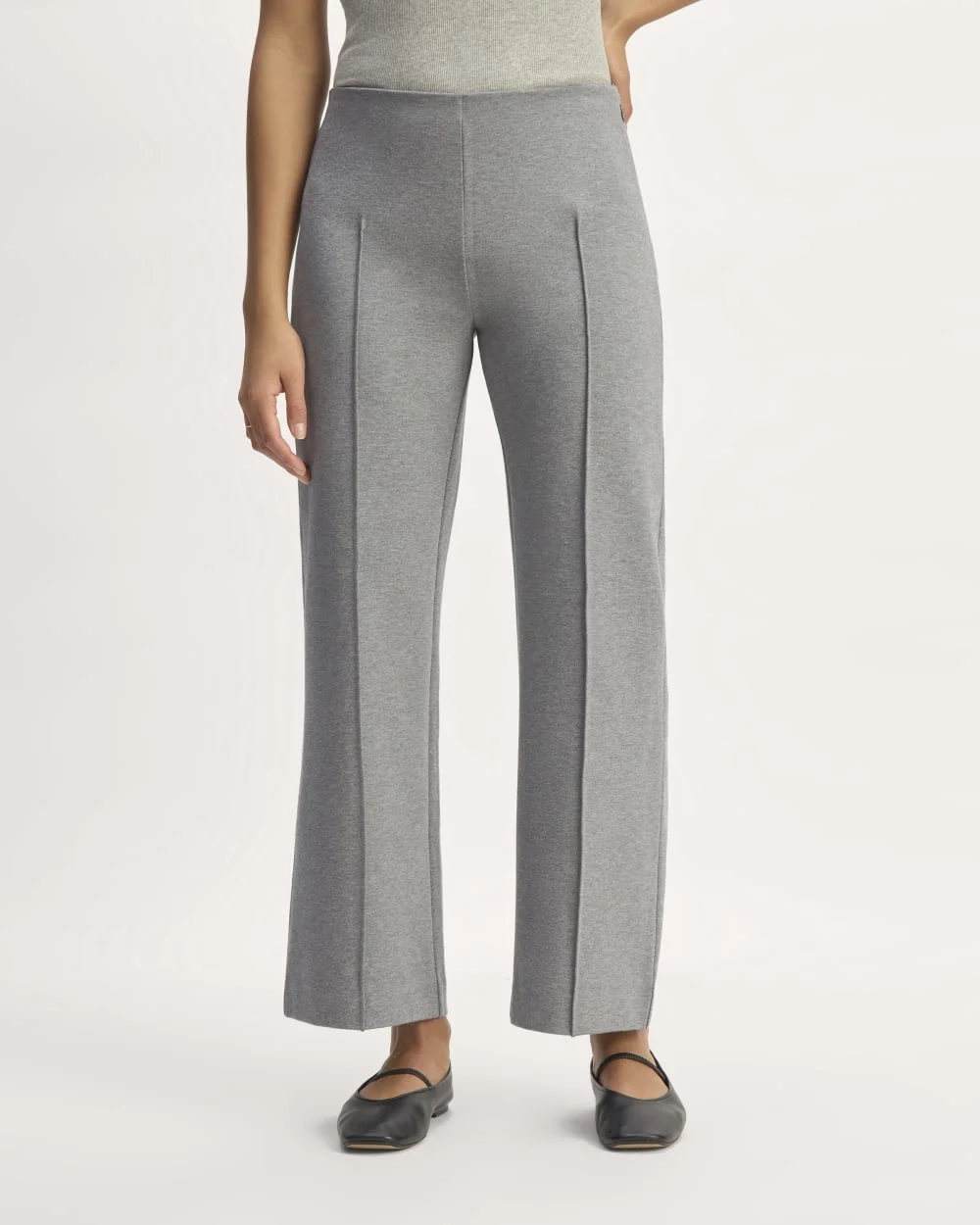 The Dream Trouser | Mid Heather Grey (2)