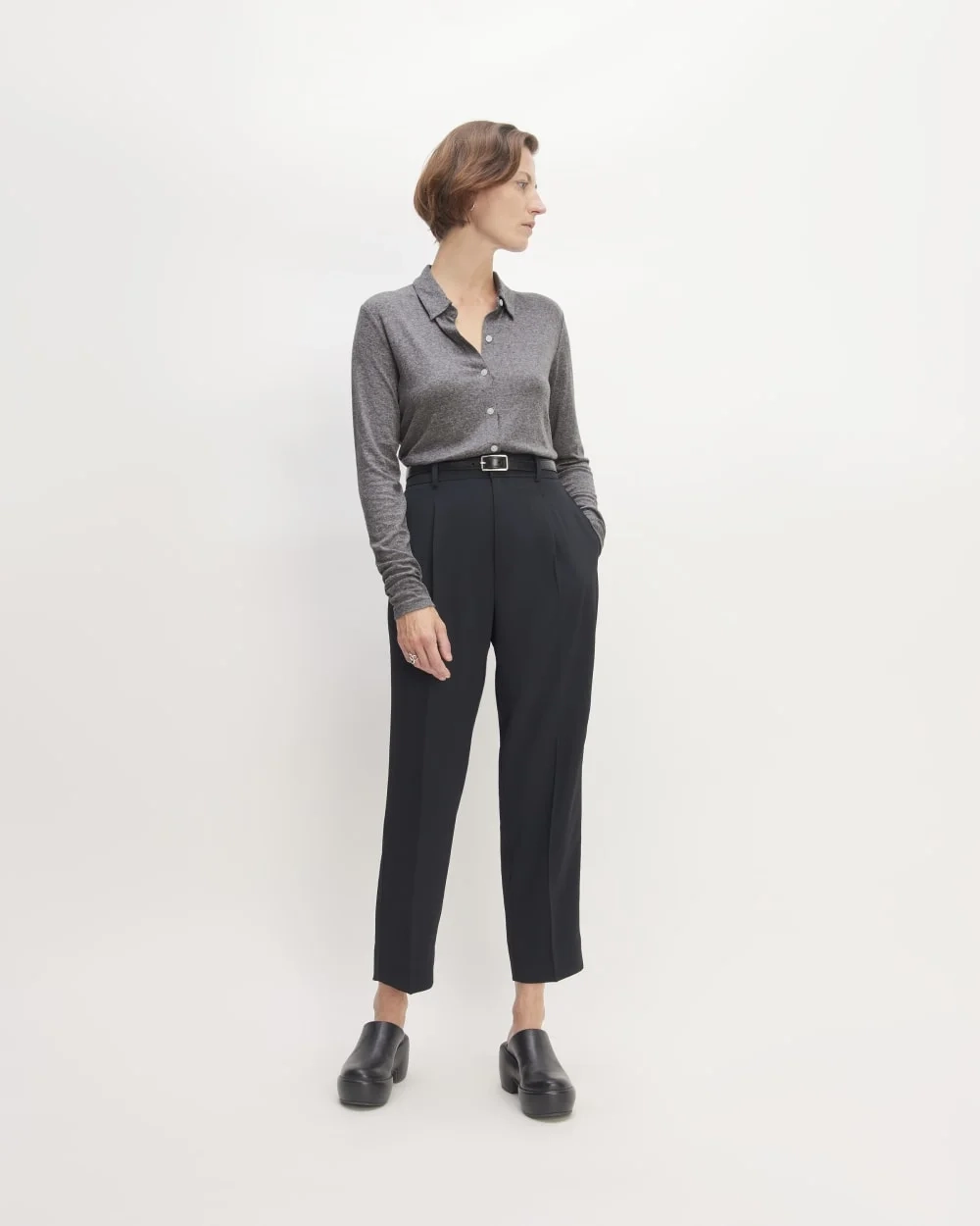 The Must-Have Shirt in Butterluxe | Heather Charcoal (2)