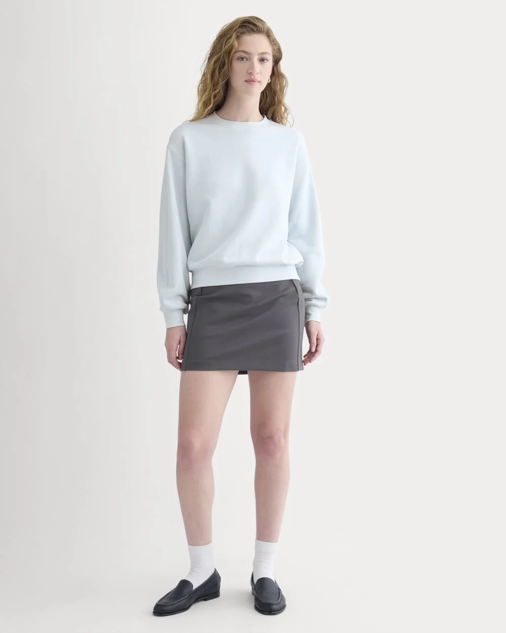 Lightweight Terry Blouson Crew | Skywriting (2)
