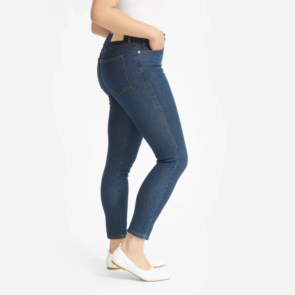 The Authentic Stretch High-Rise Skinny | Dark Blue Wash | 26.5" Inseam (2)