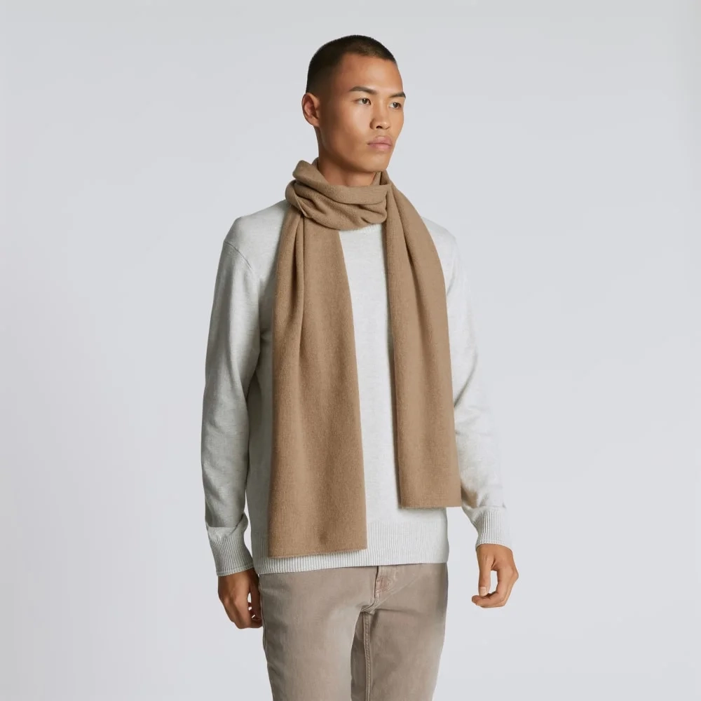 The Cashmere Scarf | Light Camel (2)