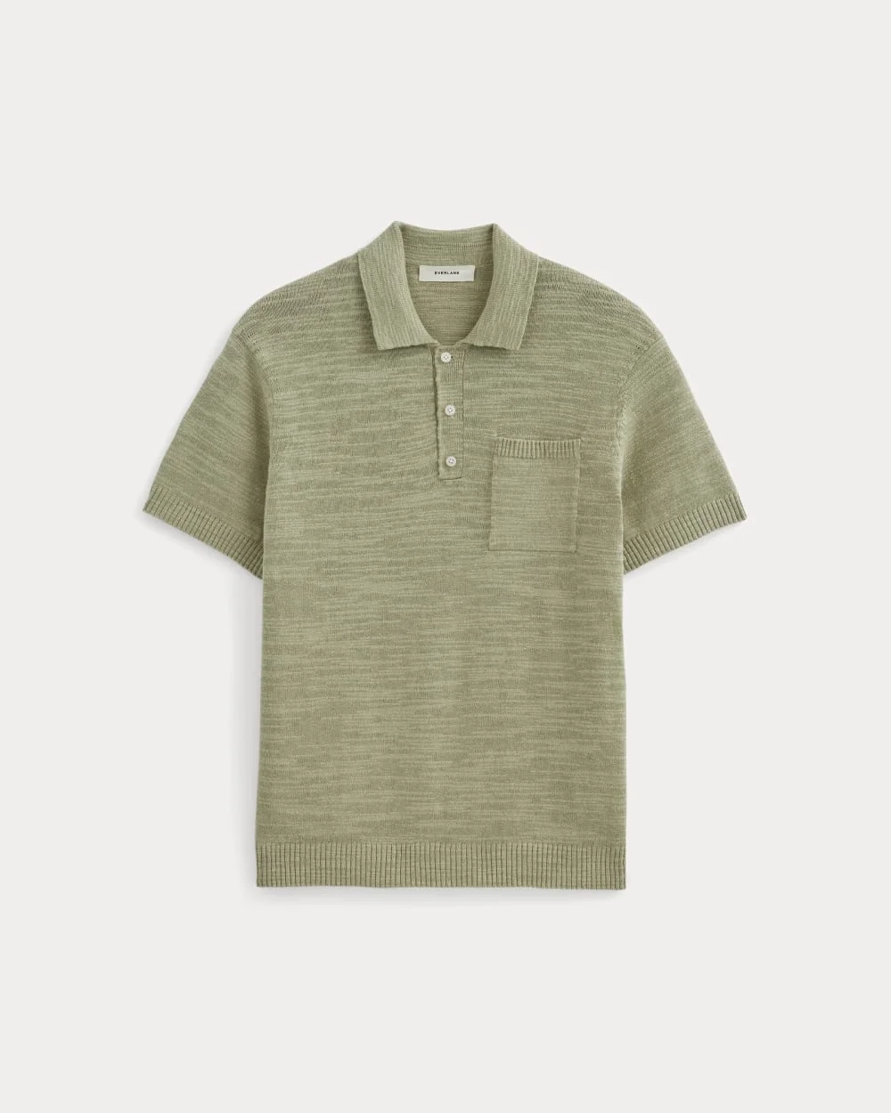 The Cotton Linen Polo | Eucalyptus (2)