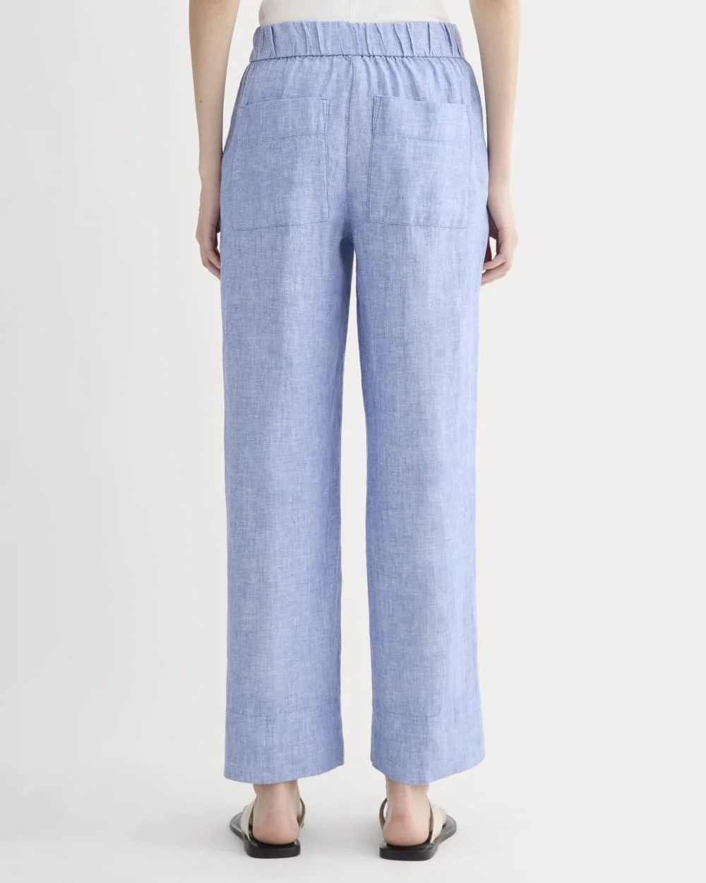 The Linen Easy Pant | Chambray (3)
