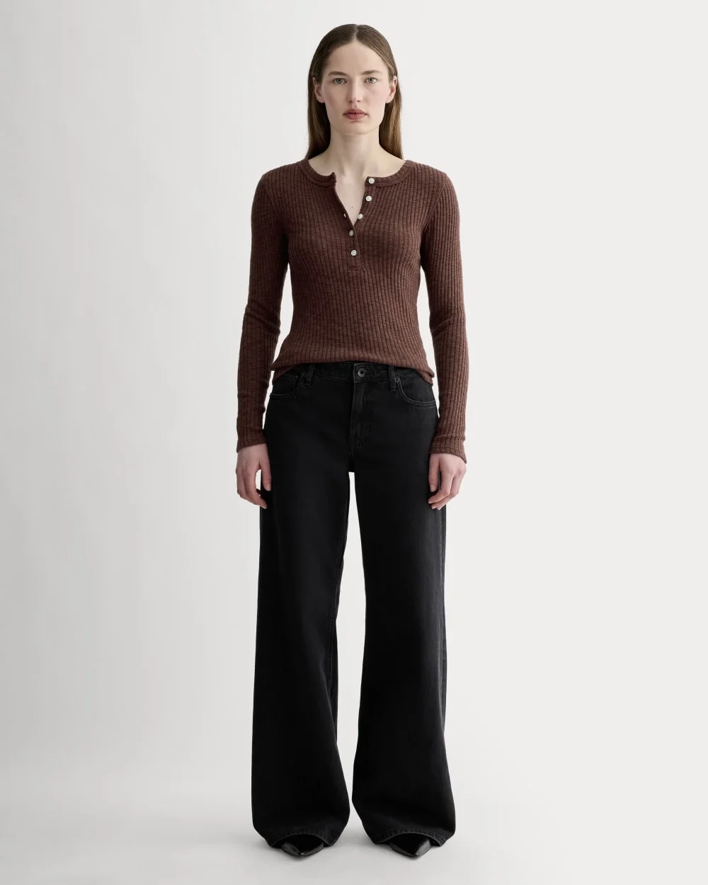 The Cozy Rib Henley | Dark Mahogany (4)