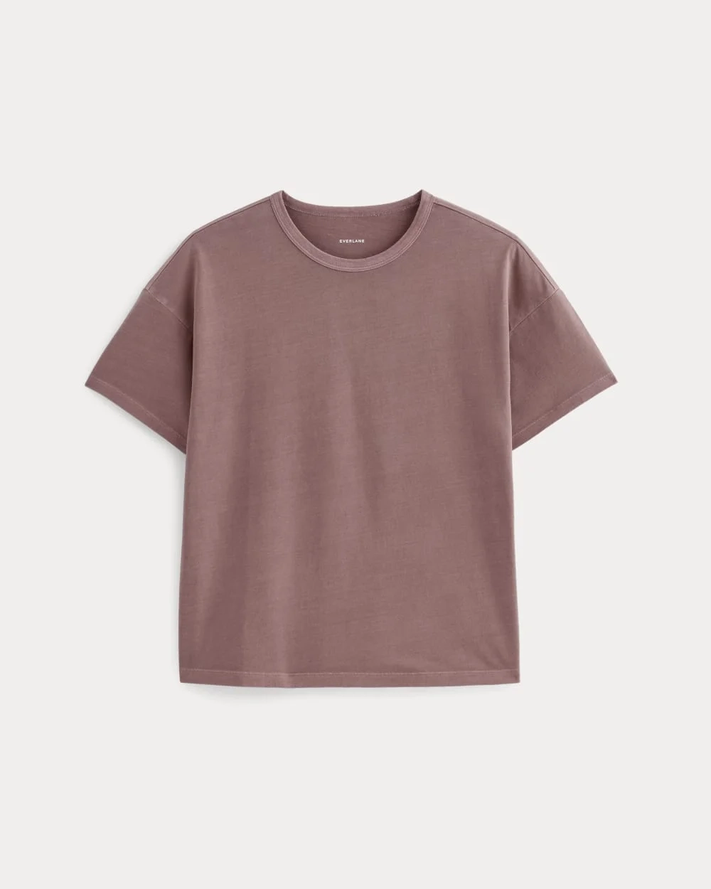 The Boyfriend Tee in Essential Cotton | Brown Garment Dye (2)