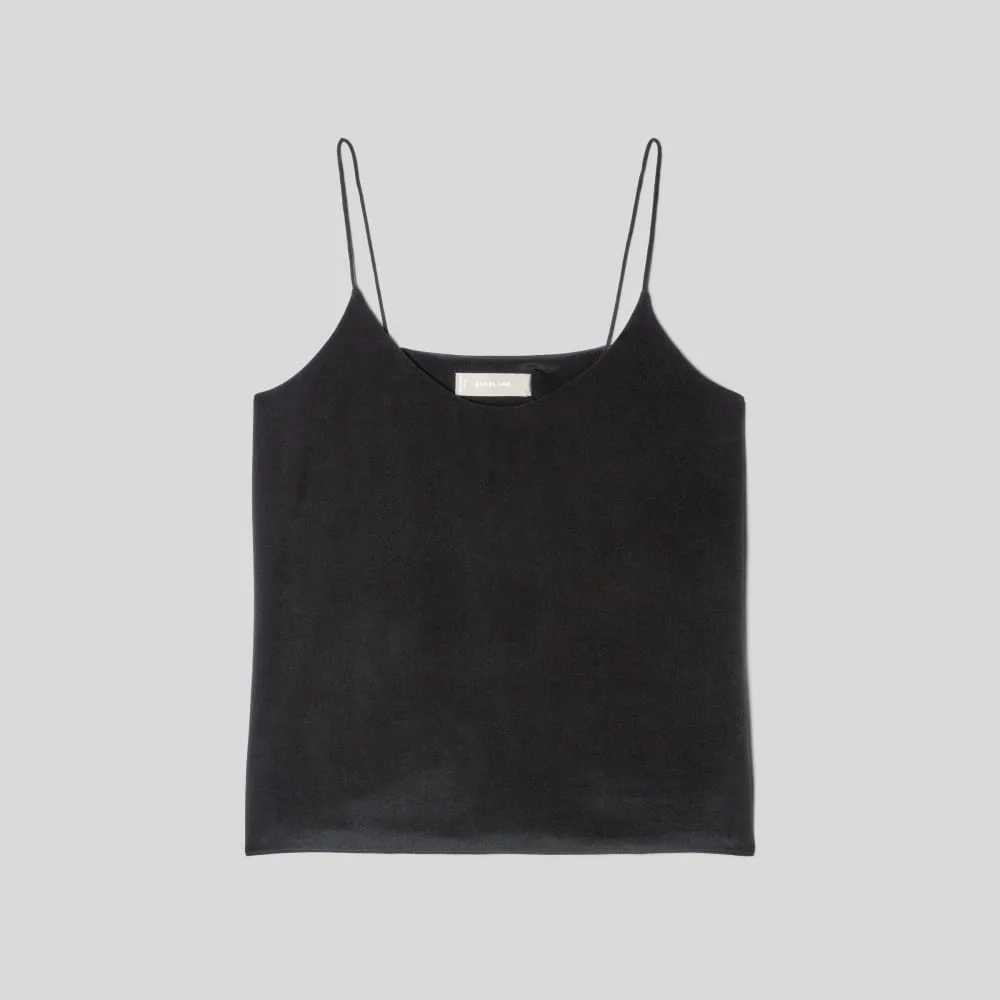 The Washable Clean Silk Cami | Black (2)