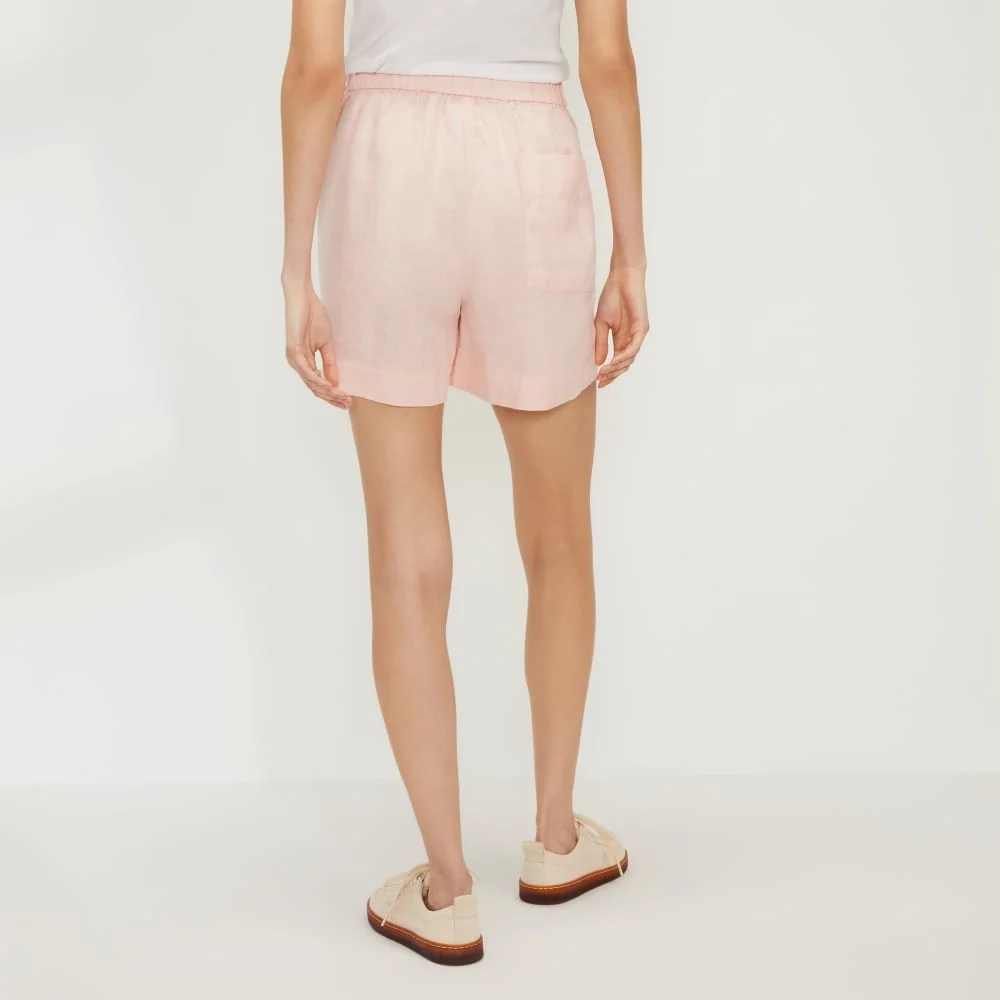 The Linen Boxer Short | Petal Pink (2)