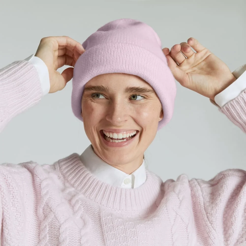 The Felted Merino Beanie | Light Lilac (2)