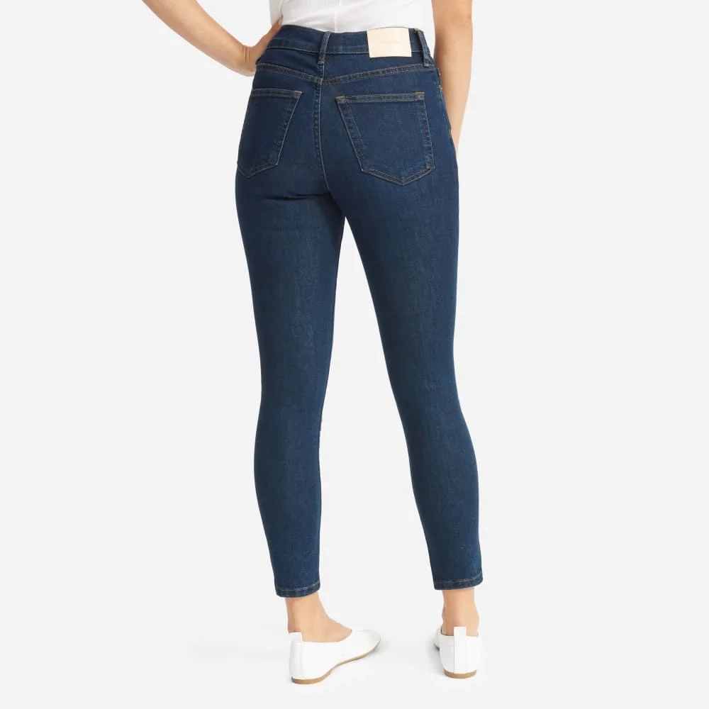 The Authentic Stretch High-Rise Skinny | Dark Blue Wash | 26.5" Inseam (3)