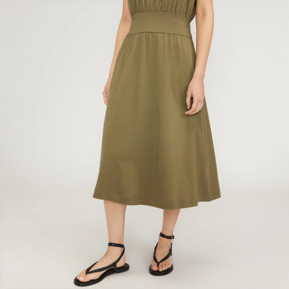 The Organic Cotton Waisted Dress | Kalamata (2)