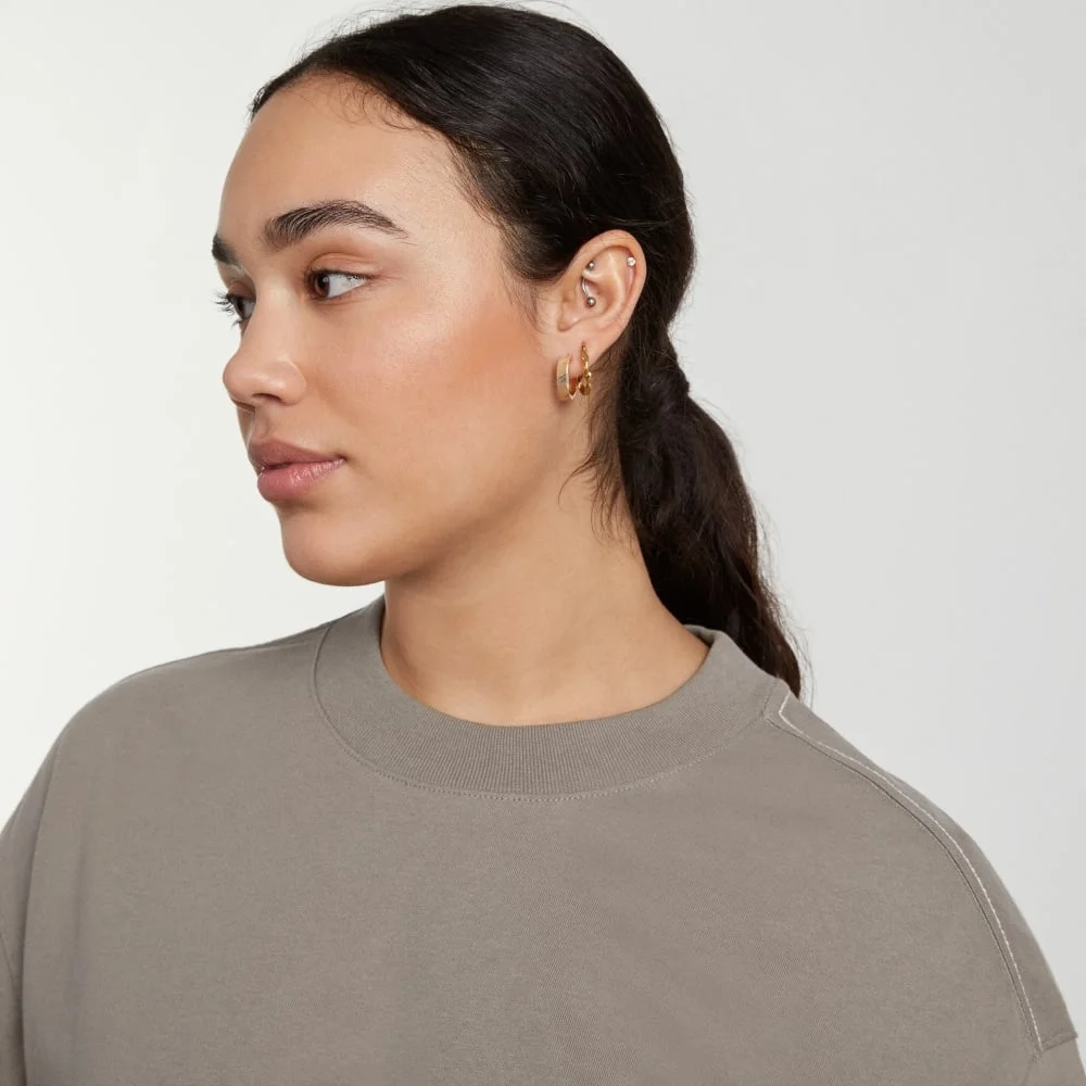 The Premium Weight Relaxed Tee | Clay (2)