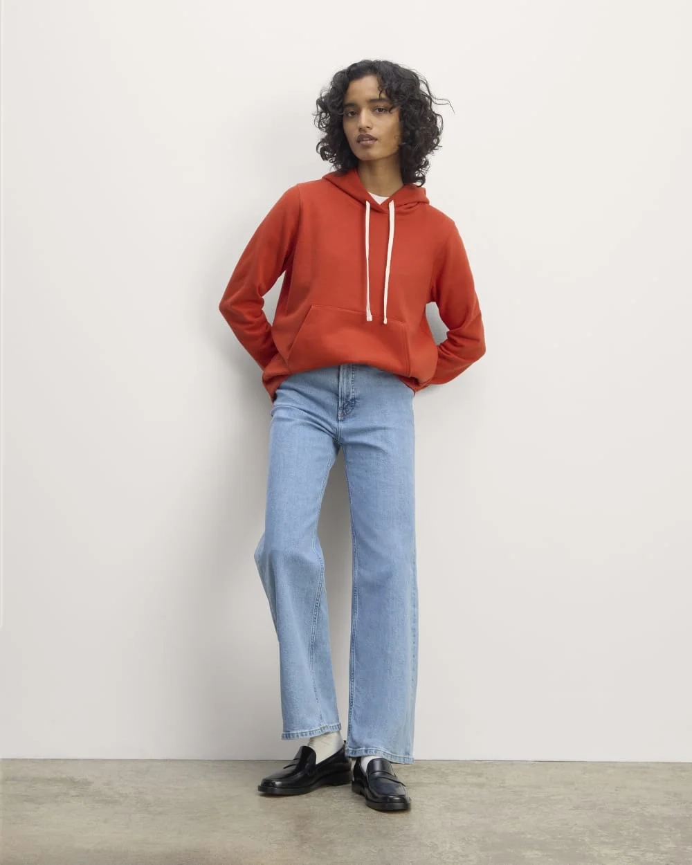 The Off-Duty Terry Hoodie | Poppy Red (2)