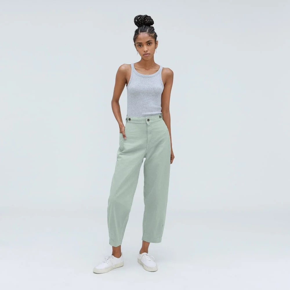 The Fatigue Barrel Pant | Sea Glass (2)