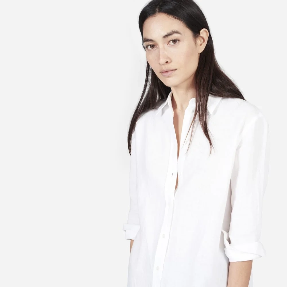 The Must-Have Shirt in Linen | White (2)