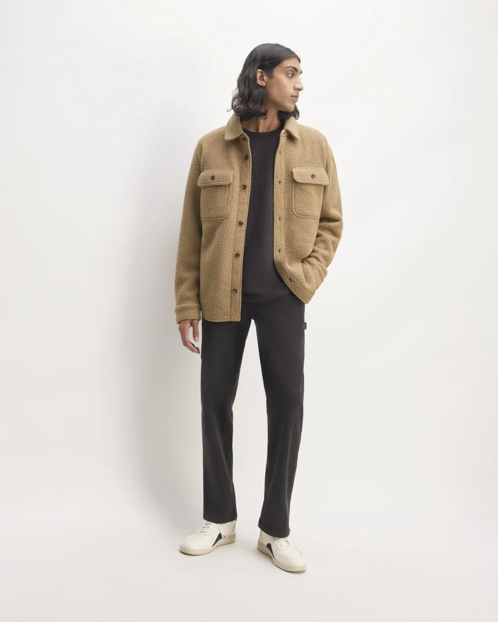 The ReNew Fleece Everyone Overshirt | Tiger's Eye (3)