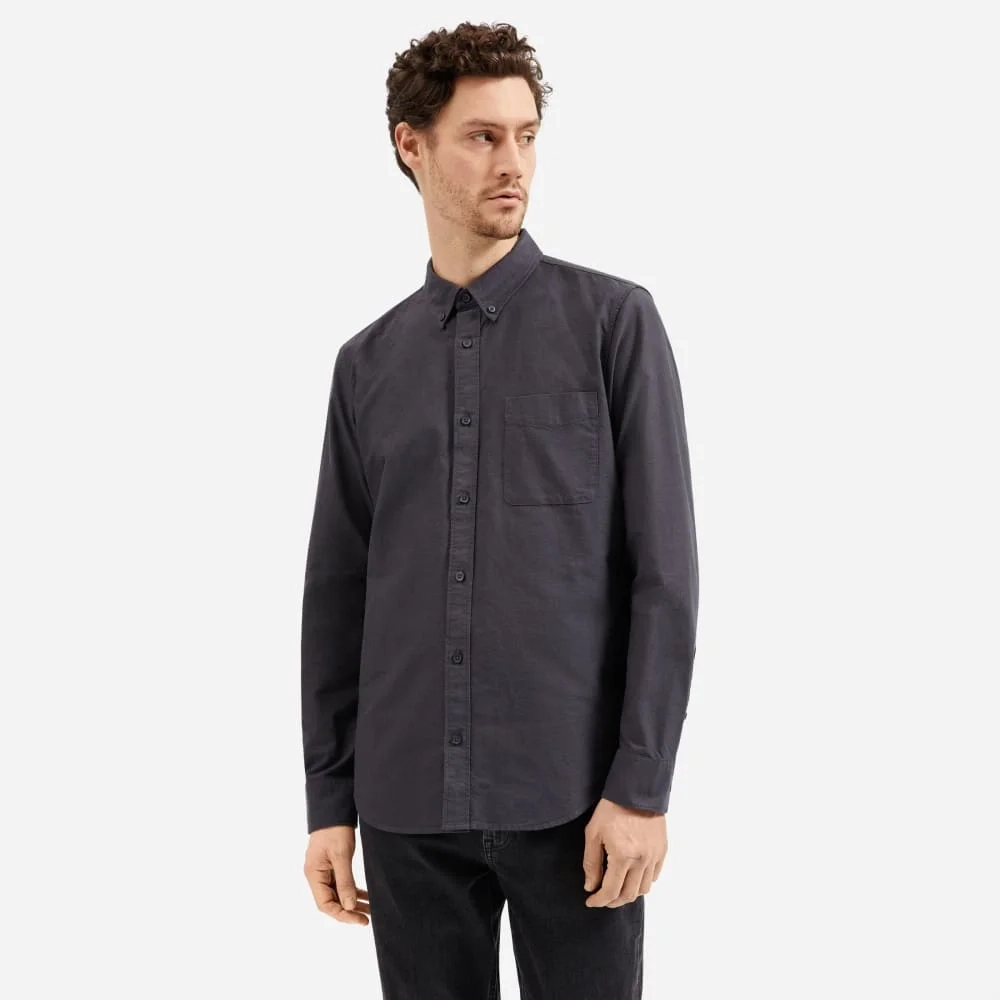 The Slim-Fit Japanese Oxford | Slate Grey | Regular (2)