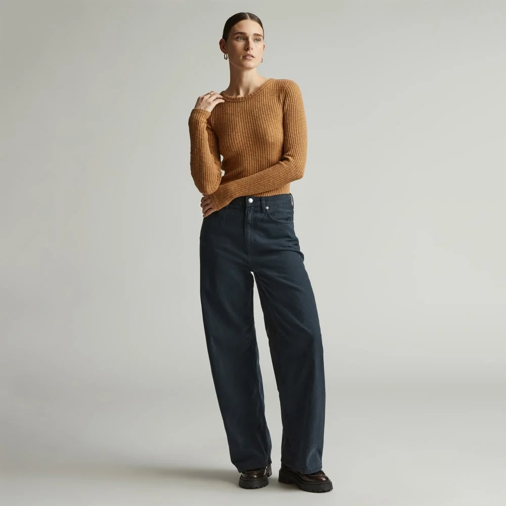The Cozy Rib Long-Sleeve Tee | Cappuccino (2)