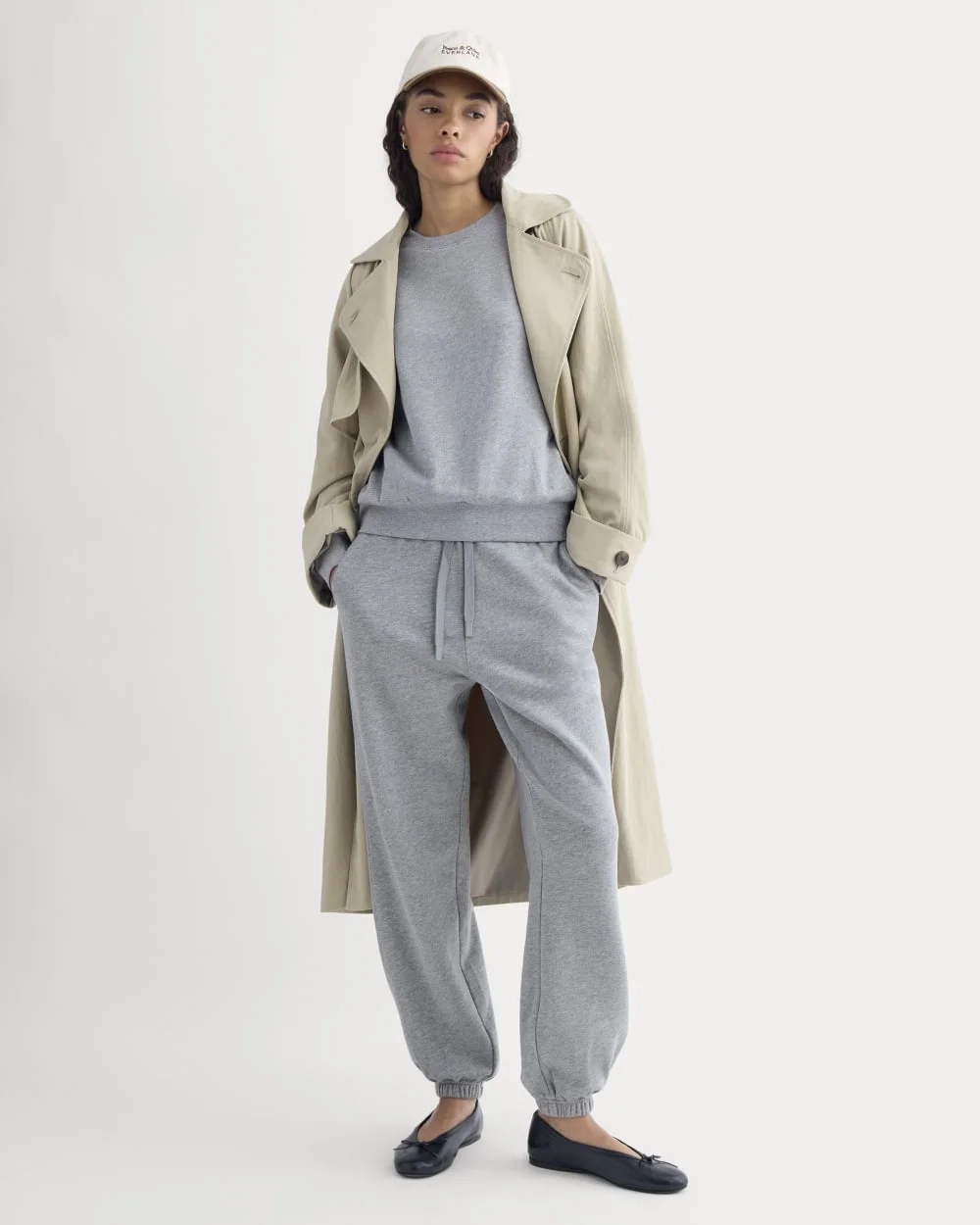 Lightweight Terry Jogger | Vintage Heather Grey