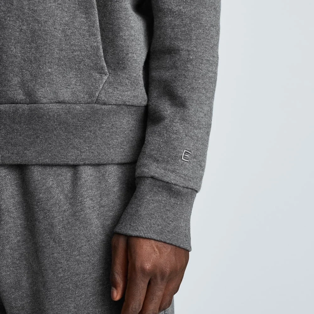 The Track Hoodie | Dark Heather Grey (2)