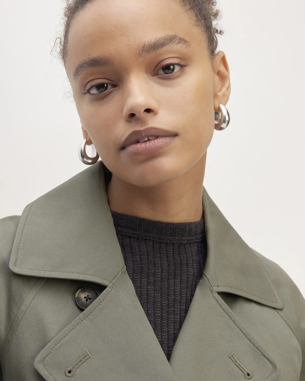 The Trench Coat | Pewter Green (3)