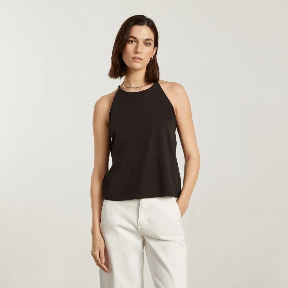 The Hemp Cutaway Tank | Black (2)