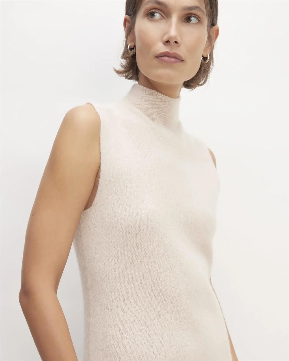 The Cozy-Stretch Sleeveless Midi Dress | Whisper Pink (2)
