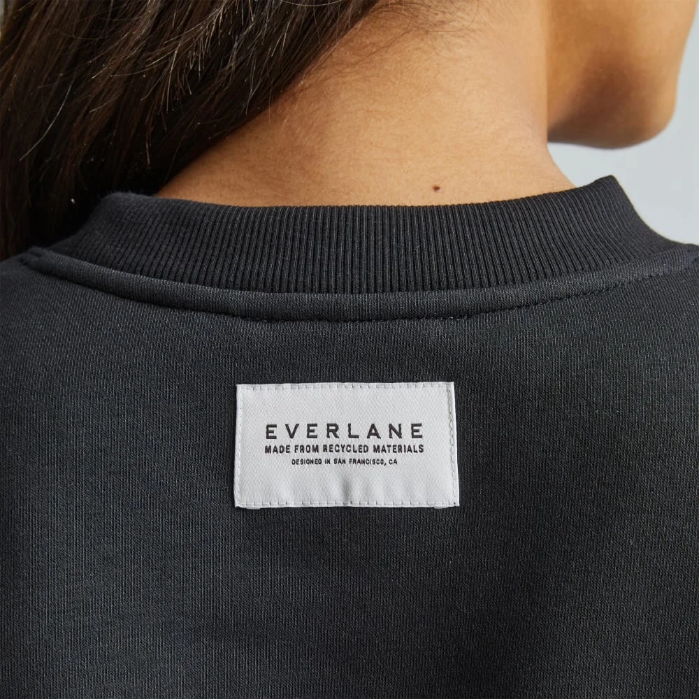 The ReTrack Oversized Crew | Black (2)