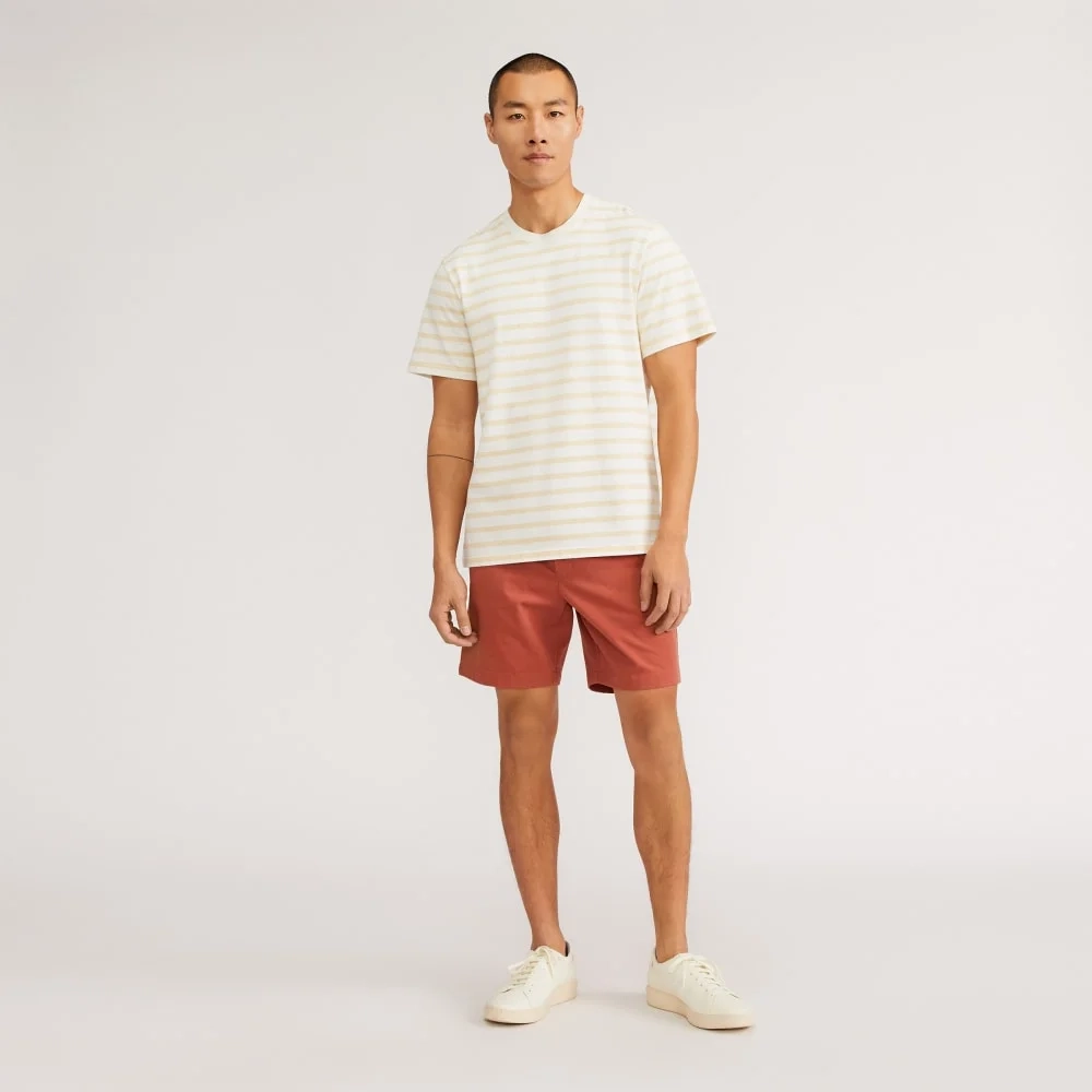 The Pull-On Performance Chino Short | Redwood (2)